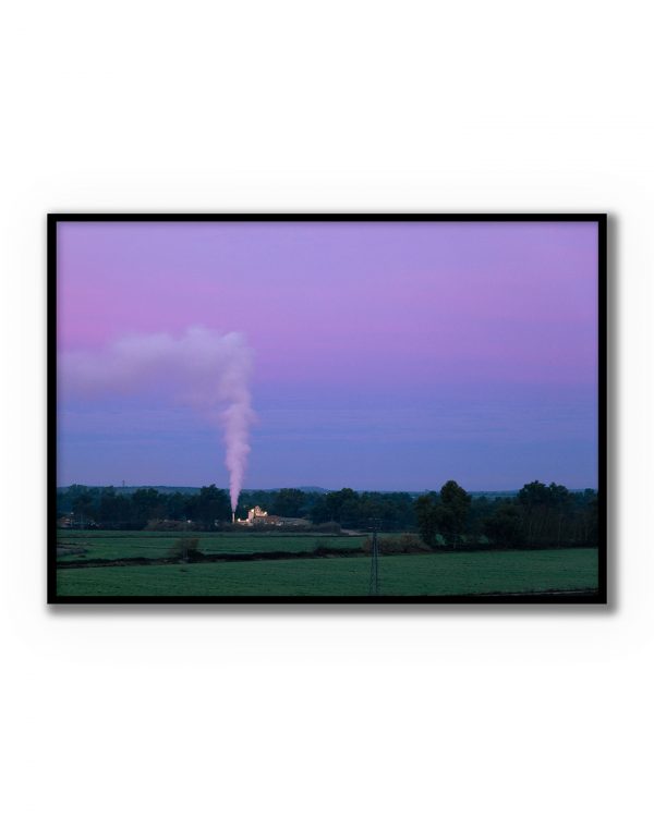 Paisaje Gravera humo