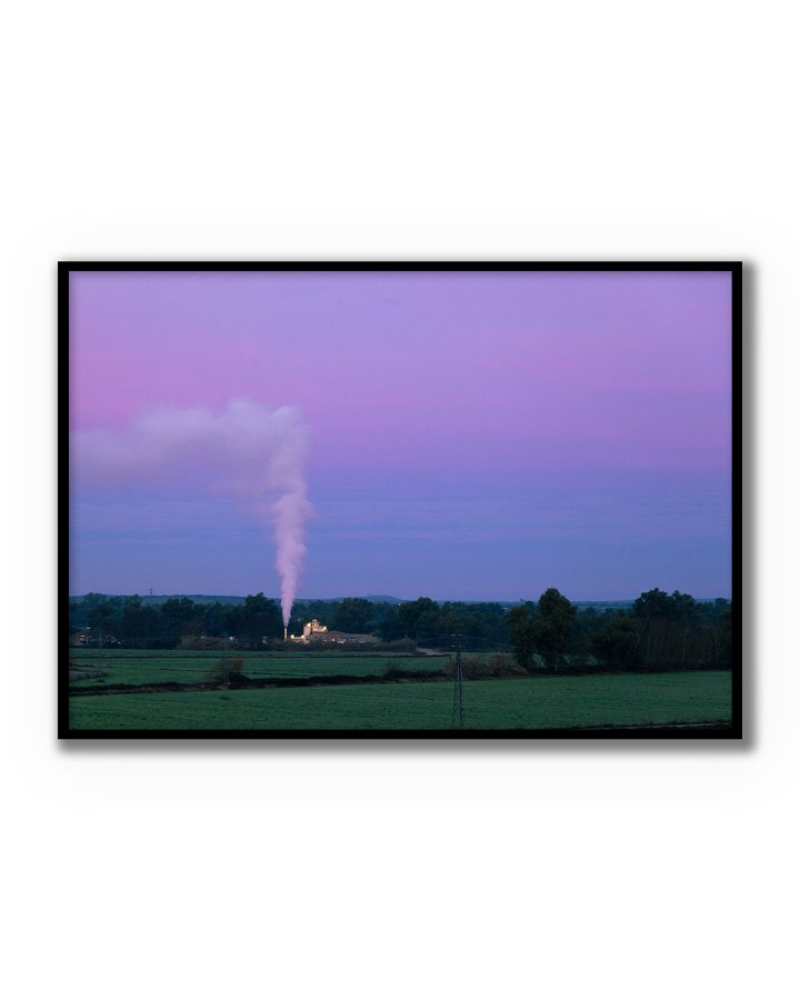 Paisaje Gravera humo