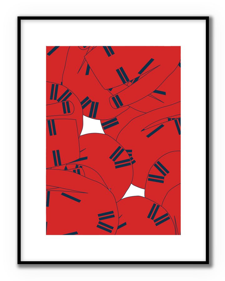 Obra gráfica Uniforme urbano de BORRO en formato decorativo